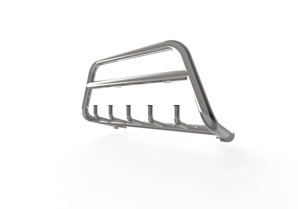 Mebrox BM-2 heavy duty steel bull bar, chrome