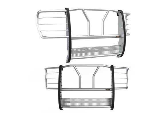Mebrox MX-12 heavy duty steel brush guard, chrome