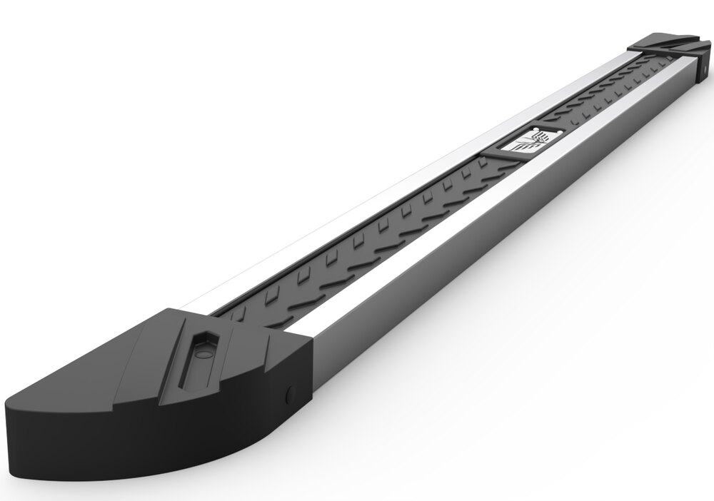 Mebrox RB-1 running board with anti-slip surface, gray